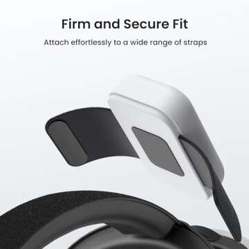 KIWI design B1 Plus 10000mAh Battery Pack Compatible with Meta Quest 3S/Quest 3/Quest 2 Accessories, Power Bank for Balanced Head Pressure and Extended Play Time (Not Including The Head Strap)