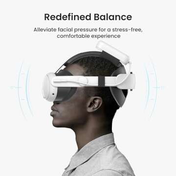 KIWI design B1 Plus 10000mAh Battery Pack Compatible with Meta Quest 3S/Quest 3/Quest 2 Accessories, Power Bank for Balanced Head Pressure and Extended Play Time (Not Including The Head Strap)