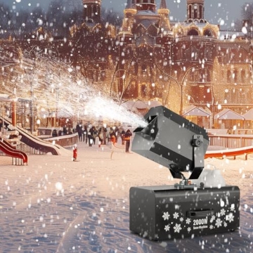 High Output VEVOR Snow Machine - 2000W Wide Coverage for Events