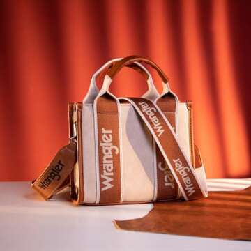 Wrangler Small Handbag Tote Bag Purses for Women Medium Crossbody Bags for Women WG2202-292KH