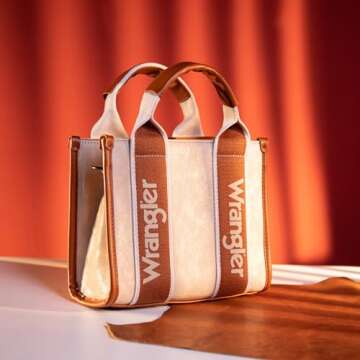 Wrangler Small Handbag Tote Bag Purses for Women Medium Crossbody Bags for Women WG2202-292KH