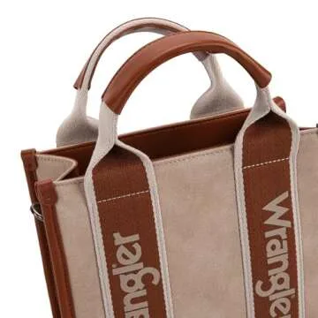 Wrangler Small Handbag Tote Bag Purses for Women Medium Crossbody Bags for Women WG2202-292KH