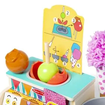Melissa & Doug Fun at The Fair! Wooden Carnival Candy Cart