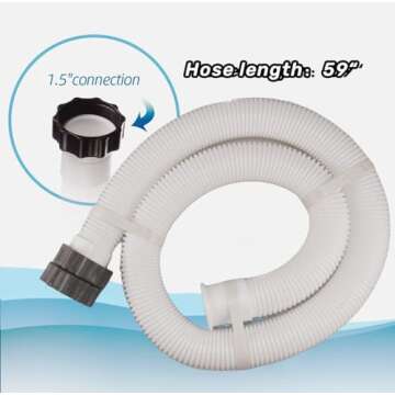 1.5 inch Replacement Pool Hose for Efficient Pool Care