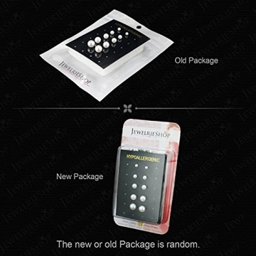 Hypoallergenic Pearl Earrings Set 5 Pairs for Women