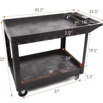 Durable Tubstr Utility Cart with 500 lb Capacity