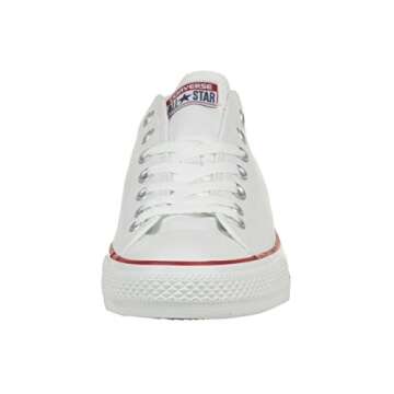 Converse Unisex Chuck Taylor All Star Low Top Ox Sneakers (41-42 M EU / 10 B(M) US Women / 8 D(M) US Men, Optical White)