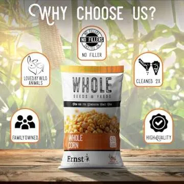 Ernst Whole Corn – Nutritious Feed for Animals & Wildlife