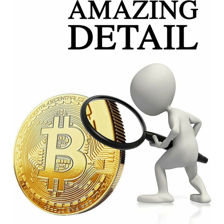 Gold-Plated Bitcoin Medal in Noble Giftbox