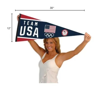 WinCraft Team USA Pennant Banner - Perfect for Olympic Fans