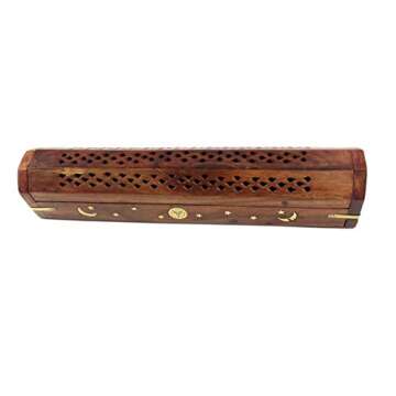 Sheesham Wood Incense Holder Set - Handmade Aromatherapy Gift