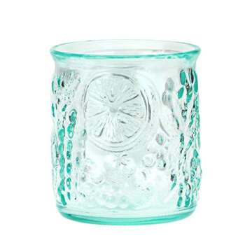 Amici Home Frutta DOF Glass Set | Eco-friendly Italian Design | 12 Oz