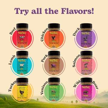 Wild Meadow Farms - Magic Dust Duck Jerky Topper, Single Protein Pet Food Topper for Dogs & Cats, Enhance Flavor & Elevate Mealtime Excitement for Picky Eaters - 3.5 Ounce Bottle in Duck Flavor