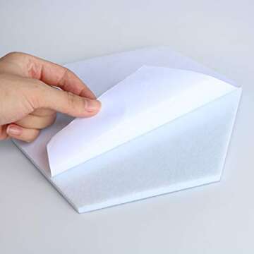 Uoisaiko Felt Hexagon Bulletin Board with 20 Push Pins, Pack of 8 Notice Boards for Home Office Kitchen, Push Pin Board Felt Wall Tiles for Photos Memos