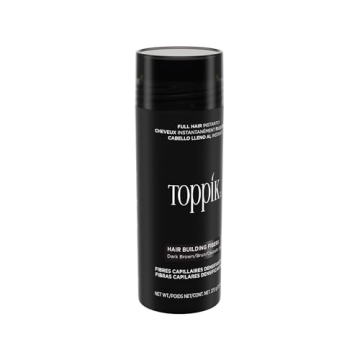 Toppik Hair Building Fibers, Dark Brown, 27.5g - Fuller Hair