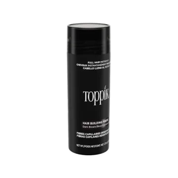 Toppik Hair Building Fibers, Dark Brown, 27.5g - Fuller Hair