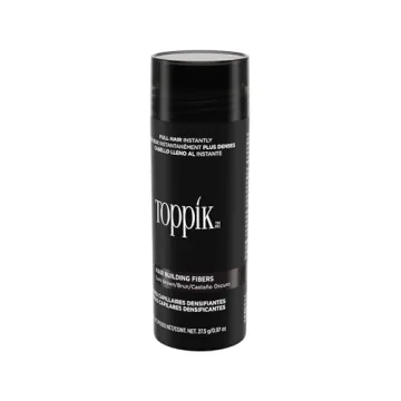 Toppik Hair Building Fibers, Dark Brown, 27.5g - Fuller Hair
