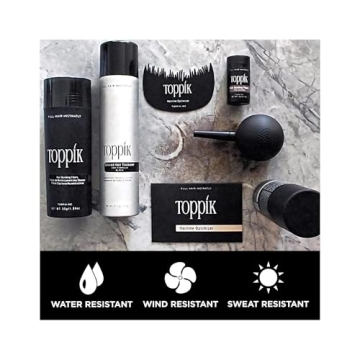 Toppik Hair Building Fibers, Dark Brown, 27.5g - Fuller Hair