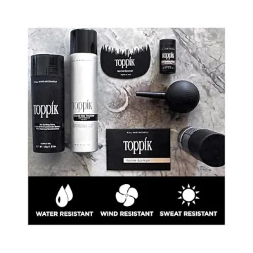 Toppik Hair Building Fibers, Dark Brown, 27.5g - Fuller Hair