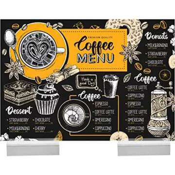 Hacaroa 20 Pack 2" Acrylic Place Card Holders with Card Slot, Clear Wedding Sign Holders Table Numbers Display Stands for Menu, Name, Meeting, Banquet