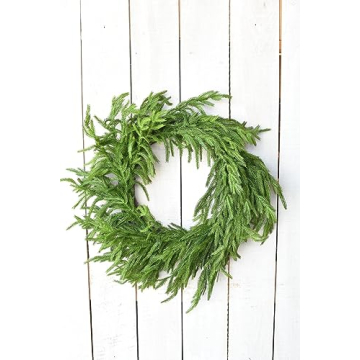 Afloral Real Touch Norfolk Pine Wreath - 24"