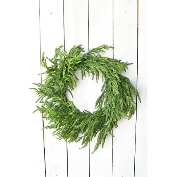 Afloral Real Touch Norfolk Pine Wreath - 24"