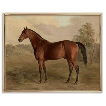 Equestrian Wall Decor - Horse Art Print for Home Decor - Antique Horse Riding Wall Artwork Decoratio...