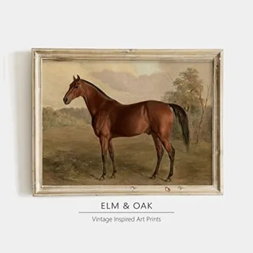 Equestrian Wall Decor Art Print for Horse Lovers Home
