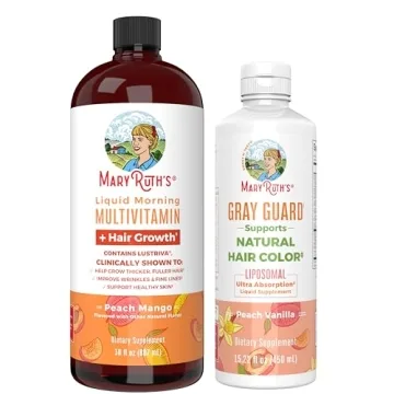 MaryRuth Organics Gray Guard Liposomal Liquid Supplement - Hair & Skin Health and Immune Support, 2-...