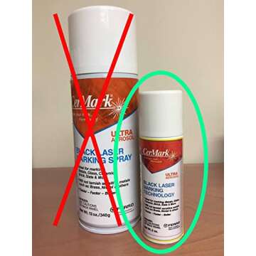 CerMark Ultra Laser Marking Aerosol, 2oz