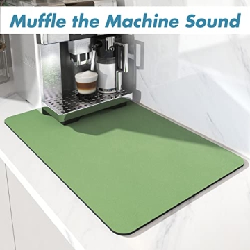 Coffee Mat - Absorbent Rubber Dish Drying Mat