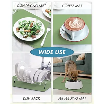Coffee Mat - Absorbent Rubber Dish Drying Mat