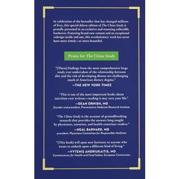 The China Study: Deluxe Revised and Expanded Edition: The Most Comprehensive Study of Nutrition Ever...