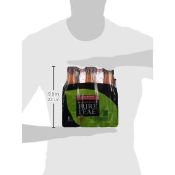 Pure Leaf Iced Tea Raspberry Black Tea 18.5 oz Pack of 6