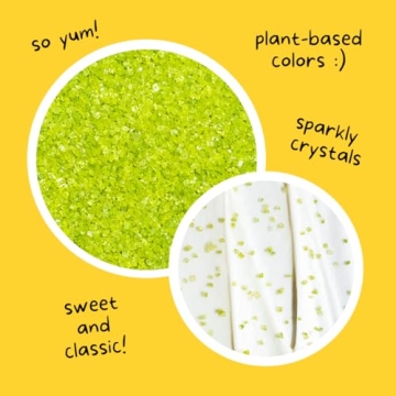 Emerald Green Vegan Sanding Sugar Sprinkles for Baking