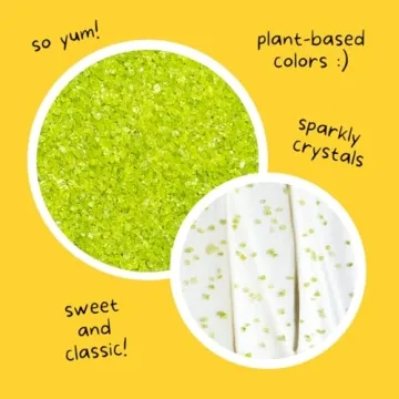 Emerald Green Vegan Sanding Sugar Sprinkles for Baking
