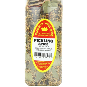 Fresh Pickling Spice in Large Jars for Homemade Flavor