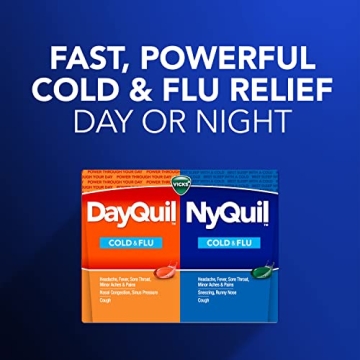 Vicks DayQuil NyQuil Cold Flu Relief 72ct Multi-Symptom