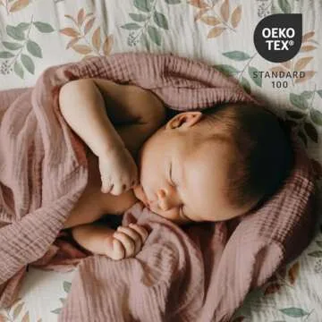 Muslin Swaddle Blankets for Newborns - 3 Pack Organic Cotton Essentials