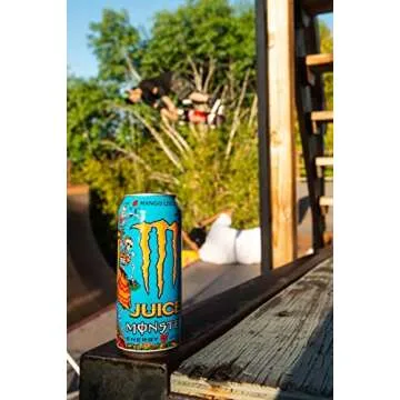 Monster Energy Juice Monster Mango Loco, Energy + Juice, Energy Drink, 16 Ounce (Pack of 24), 384 Ounce