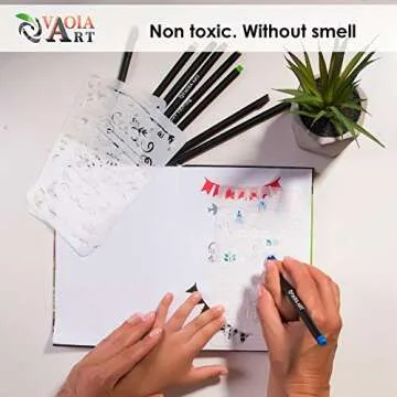 Versatile 12 PCS Stencil Set for Bullet Journaling and More