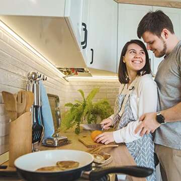 Galgreen Neon Rope Lights, 16.4ft Rope Lights with Dimmable Remote and Adapter, Waterproof Flexible Smart Led Strip Lights for Bedroom, Super Bright DIY Neon Sign, Indoor Outdoor Wall Decor Warm White