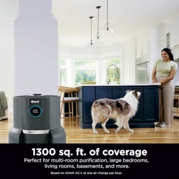 Shark Air Purifier with NeverChange HEPA Filter for Home