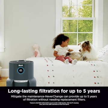 Shark Air Purifier with NeverChange HEPA Filter for Home