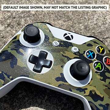 Glossy Glitter Skin for Xbox One X Controller - Colombian Flag