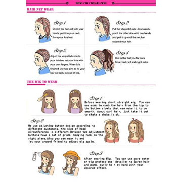 Mersi Red Wigs: Cute Short Bob for Parties and Costumes