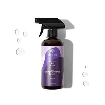 As I Am Hair Spray, Rice Water 16oz - with Forbidden Black Rice, Saw Palmetto, Biotin - Clean, Protein-Free Formula - Odor, Vegan & Cruelty Free - For All Hair Types