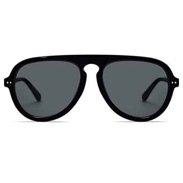 SOJOS Retro Aviator Sunglasses Stylish UV400 Protection