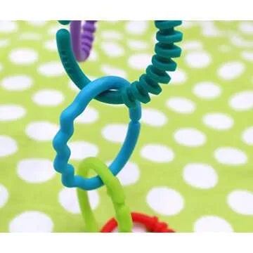 Colorful Baby Teether Rings for Infants - 24 Pack