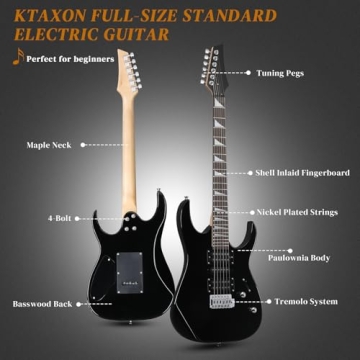 Ktaxon 39" Electric Guitar Kit with 20W Amp for All